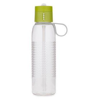 Zielony butelka sportowa z licznikiem napełnień Joseph Joseph Dot Active, 750 ml