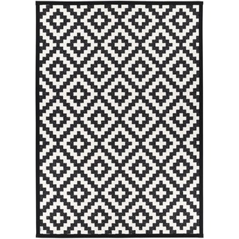 Czarno-biały dywan dwustronny Narma Viki, 140x200 cm