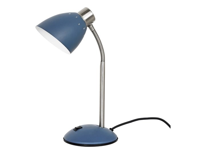 Niebieska lampa stołowa Leitmotiv Dorm Lampa z kloszem Styl Nowoczesny