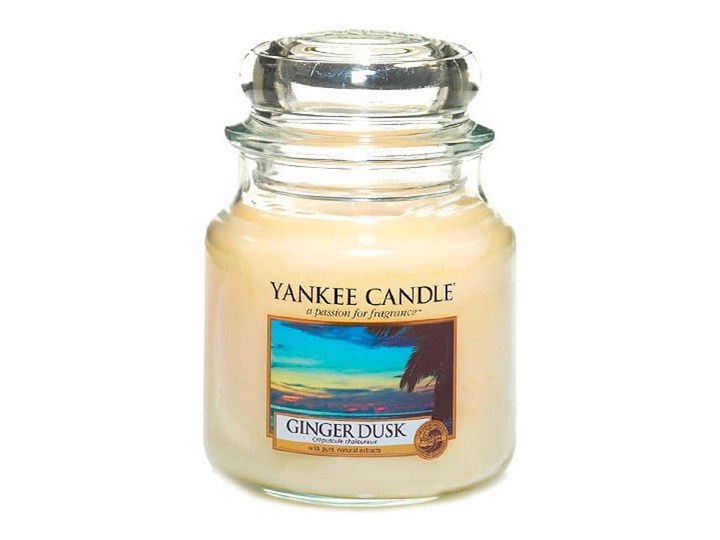 Świeca zapachowa Yankee Candle Imbirowy Zmierzch, czas palenia 65–90 godzin