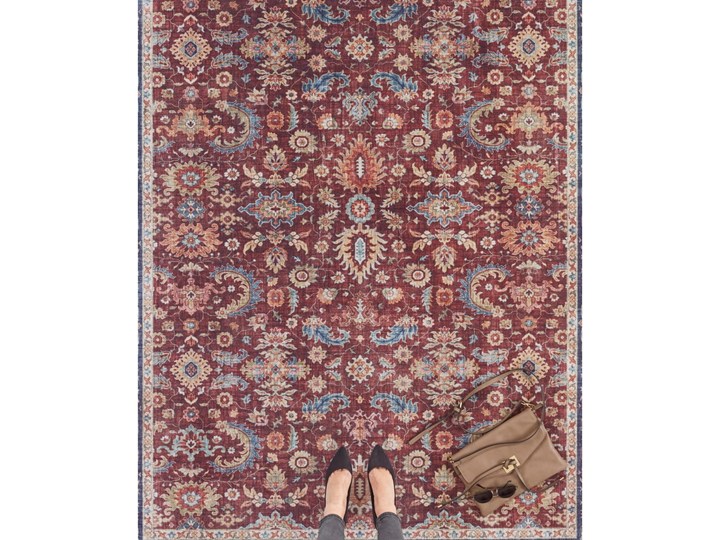 Ciemnoczerwony dywan Nouristan Vivana, 160x230 cm Prostokątny Kategoria Dywany Dywany Pomieszczenie Salon