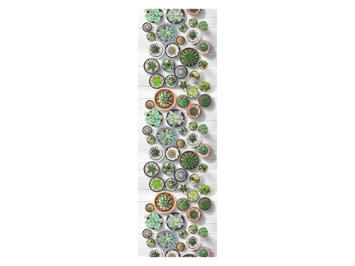 Chodnik Floorita Cactus, 58x240 cm Poliester Prostokątny Dywany Syntetyk Chodniki Bawełna Pomieszczenie Kuchnia