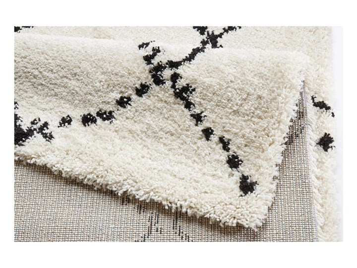 Beżowo-czarny dywan Mint Rugs Hash, 160x230 cm Dywany Juta Prostokątny Syntetyk Pomieszczenie Salon