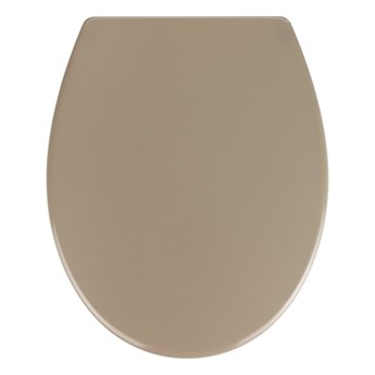 Beżowa deska sedesowa z łatwym domknięciem Wenko Samos, 44,5x37,5 cm