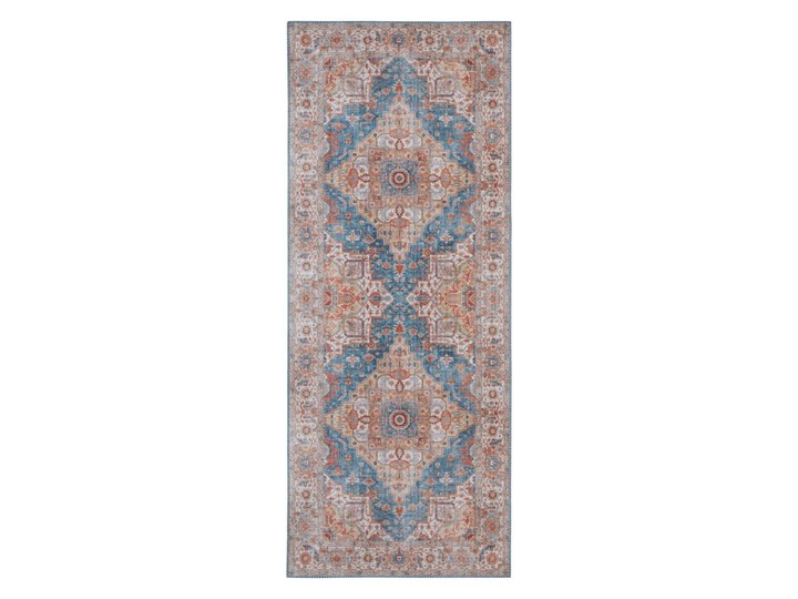 Niebiesko-czerwony chodnik Nouristan Sylla, 80x200 cm Dywany Chodniki Prostokątny Kategoria Dywany