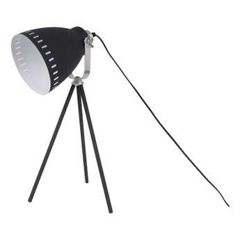 Czarna lampa stołowa Leitmotiv Tristar