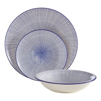12-częściowy zestaw talerzy Premier Housewares Maya