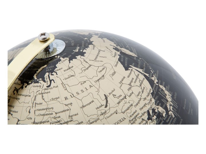 Globus Mauro Ferretti Globe, ø 25 cm Metal Globusy Kolor Złoty Tworzywo sztuczne Kategoria Figury i rzeźby