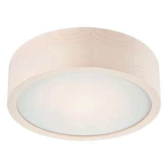 Biała okrągła lampa sufitowa LAMKUR Plafond, ø 27 cm
