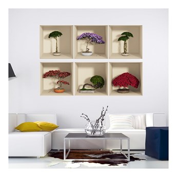 Zestaw 6 naklejek 3D Ambiance Home
