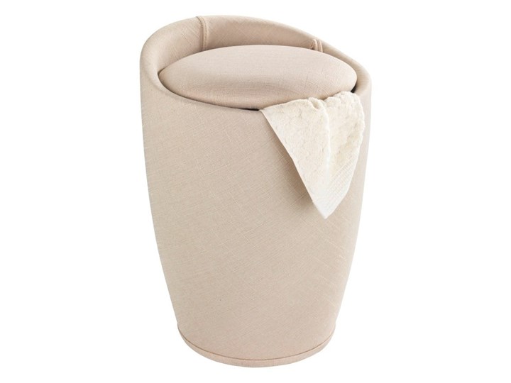 Beżowy kosz na pranie i taboret w jednym Wenko Linen Look Kategoria