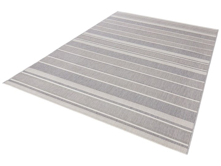 Szary dywan odpowiedni na zewnątrz Bougari Strap, 80x150 cm Prostokątny Chodniki Syntetyk Dywany Pomieszczenie Balkon i taras