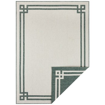 Zielono-kremowy dywan odpowiedni na zewnątrz NORTHRUGS Manito, 120x170 cm