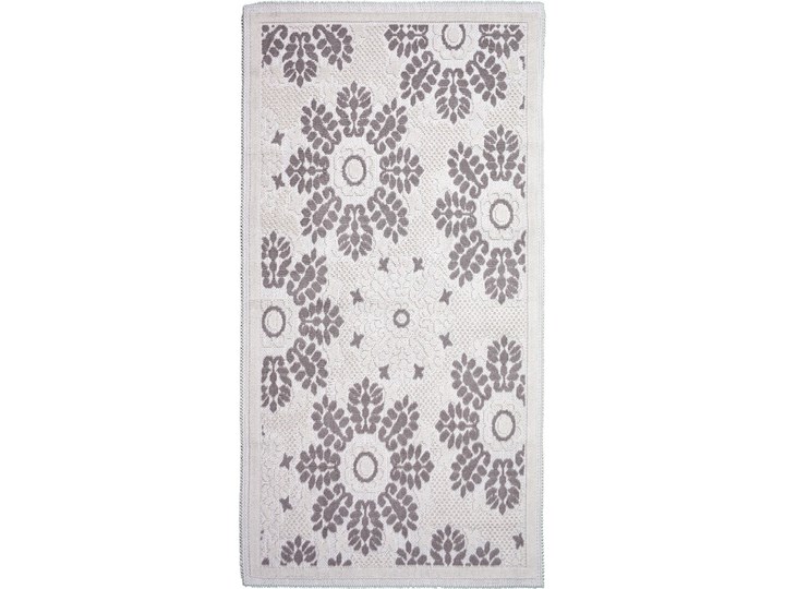 Szarobeżowy bawełniany dywan Vitaus Papatya, 100x150 cm