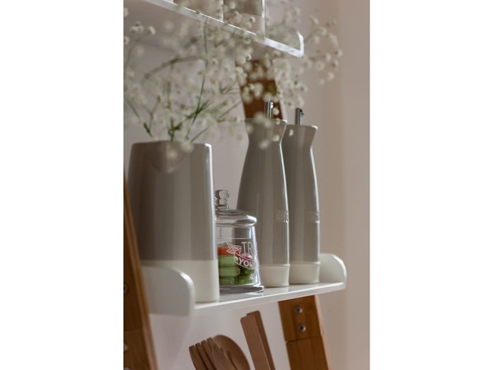 Zestaw 2 brązowych naczyń kamionkowych na olej i ocet Premier Housewares, 528 ml Stal nierdzewna Kategoria Przyprawniki Zestaw do przypraw Pojemnik na ocet i oliwę Kolor Beżowy