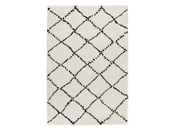 Beżowo-czarny dywan Mint Rugs Hash, 160x230 cm Juta Syntetyk Prostokątny Dywany Kolor Beżowy