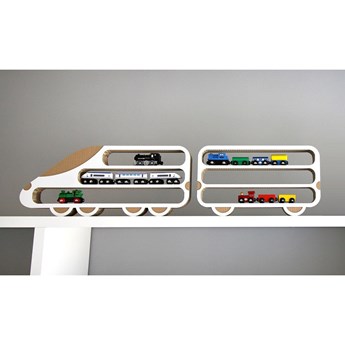 Zestaw 2 półek Unlimited Design For Children Lokomotywa i wagon