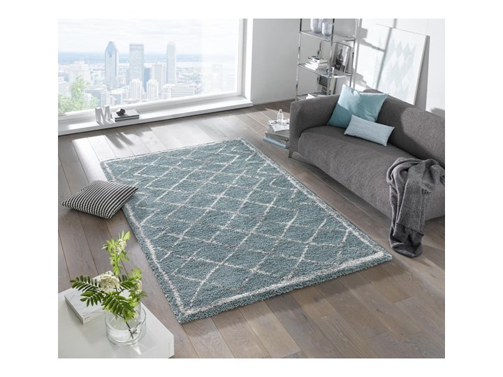 Niebieski dywan Mint Rugs Loft, 120x170 cm Prostokątny Dywany Pomieszczenie Salon