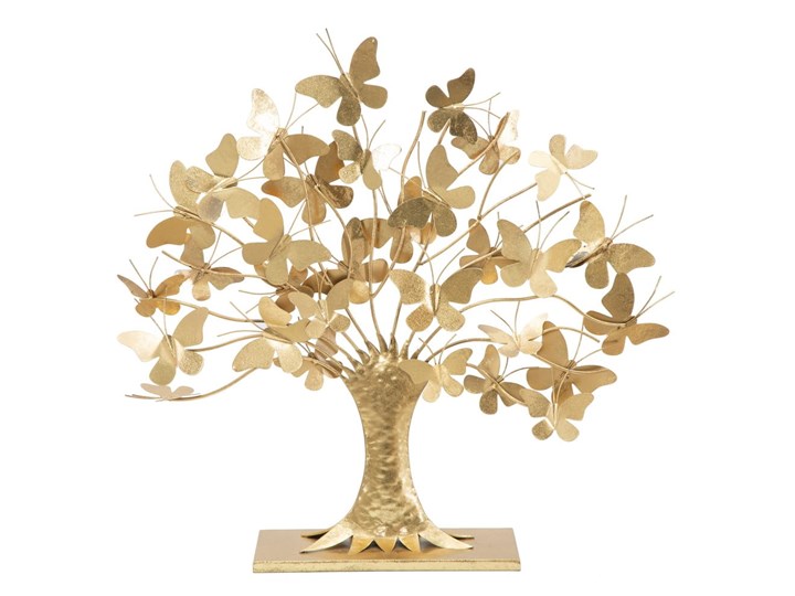 Dekoracja w złotym kolorze Mauro Ferretti Tree of Life, wysokość 60 cm Pomieszczenie Pokój nastolatka Kategoria Dekor ścienny