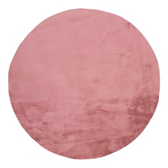 Różowy dywan Universal Fox Liso, Ø 120 cm