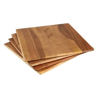 Zestaw 4 podkładek stołowych z drewna akacjowego T&G Woodware Tuscany