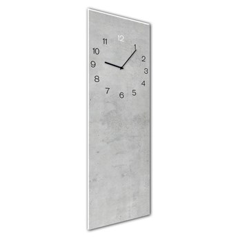 Zegar ścienny Styler Glassclock Concrete, 20x60 cm