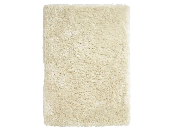 Jasnokremowy ręcznie tkany dywan Think Rugs Polar PL Cream, 120x170 cm Dywany Bawełna Wzór Jednobarwny Mikrofibra Akryl Prostokątny Kategoria Dywany