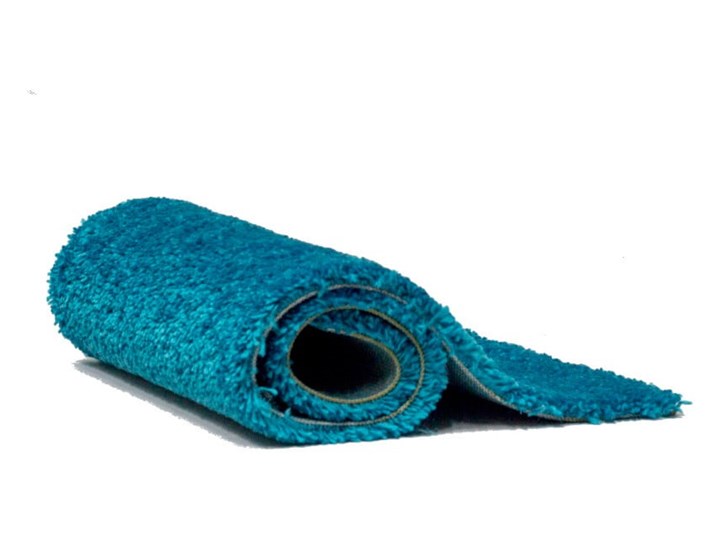 Niebieski dywan Universal Aqua, 100x150 cm Dywany Prostokątny Juta Syntetyk Pomieszczenie Salon