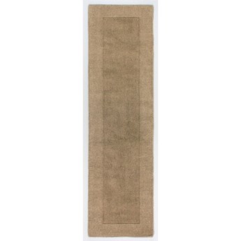 Brązowy wełniany chodnik Flair Rugs Siena, 60x230 cm