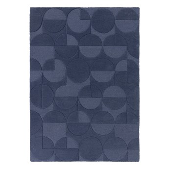 Niebieski wełniany dywan Flair Rugs Gigi, 120x170 cm