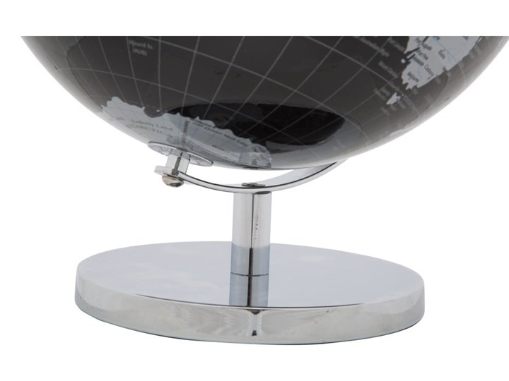 Globus dekoracyjny Mauro Ferretti Dark World, ⌀ 25 cm Kategoria Figury i rzeźby Globusy Tworzywo sztuczne Metal Kolor Srebrny