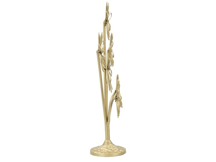 Dekoracyjna figurka z żelaza w złotym kolorze Mauro Ferretti Biglettini Metal Rośliny Kategoria Figury i rzeźby