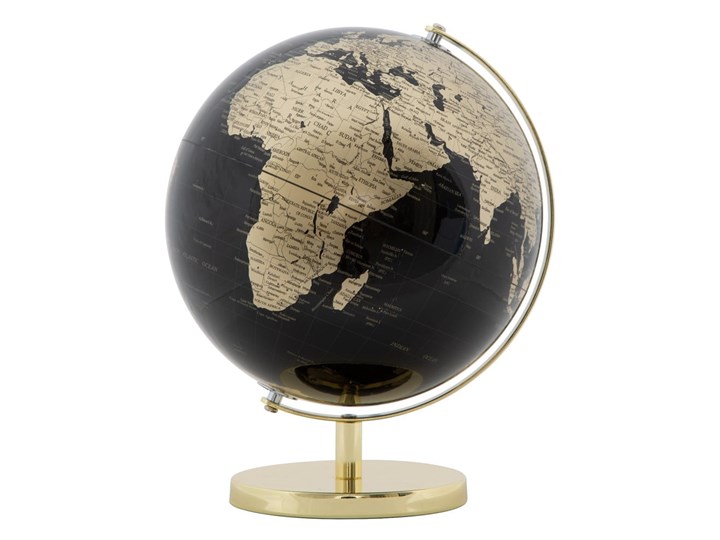 Globus Mauro Ferretti Globe, ø 25 cm Tworzywo sztuczne Globusy Metal Kolor Złoty