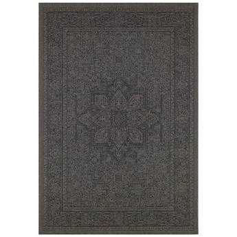 Czarno-beżowy dywan odpowiedni na zewnątrz NORTHRUGS Anjara, 200x290 cm