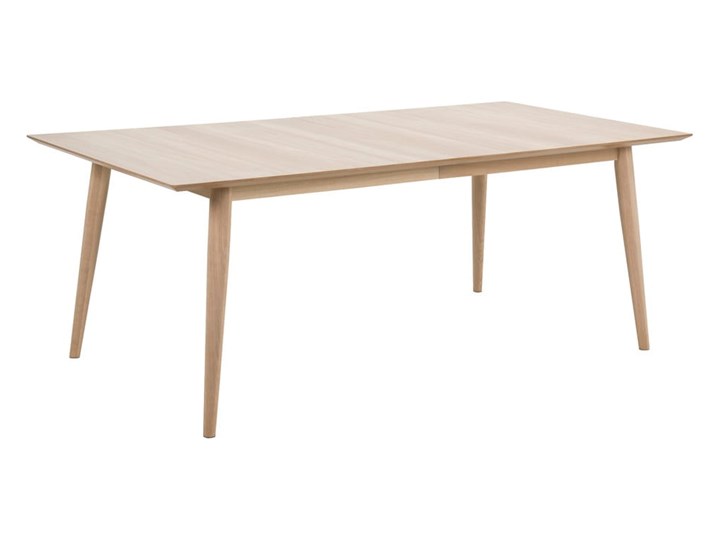 Rozkładany stół z konstrukcją z drewna dębowego Actona Century, 200x100 cm Szerokość 200 cm Drewno Długość 200 cm  Płyta MDF Kategoria Stoły kuchenne
