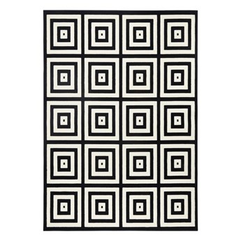 Czarno-biały dywan Zala Living Capri Mono, 70x140 cm