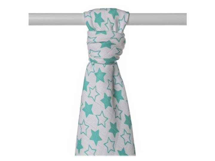Ręcznik bambusowy XKKO BMB 90x100 - Little Stars Turquoise