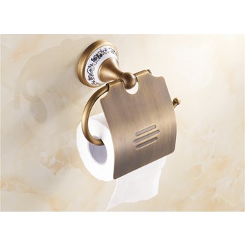 UCHWYT NA PAPIER TOALETOWY RETRO ANTYCZNA ,ANTIQUE BRASS