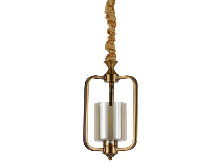 LAMPA WISZĄCA LOFT MOSIĘŻNA ATLANTA W1 Szkło Mosiądz Metal Lampa inspirowana Lampa z abażurem Lampa z kloszem Pomieszczenie Kuchnia Pomieszczenie Jadalnia