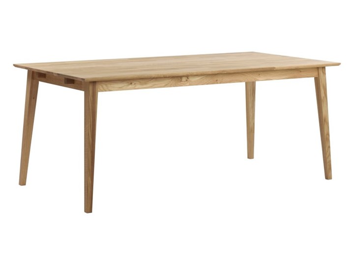 Naturalny stół z drewna dębowego Rowico Mimi, 180 x 90 cm Drewno Długość 180 cm  Kształt blatu Prostokątny