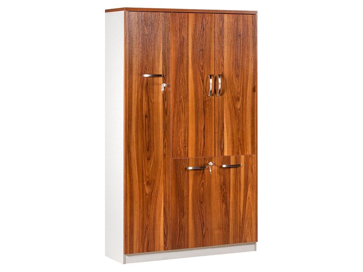 Nowoczesna szafa biurowa EVOLUTIO C508L Płyta MDF Szerokość 120 cm Płyta laminowana Głębokość 40 cm Pomieszczenie Biuro i pracownia Wysokość 200 cm Rodzaj drzwi Uchylne