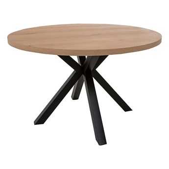 Okrągły stół z czarnymi nogami Canett Maison, ø 120 cm