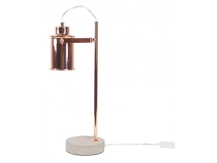 Lampa biurkowa miedziana 37 cm Innamorato BLmeble kod: 4260586358605 Kategoria Lampy stołowe Lampa z kloszem Styl Nowoczesny