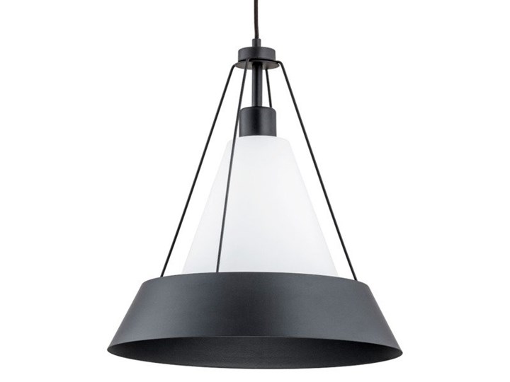 Lampa sufitowa WASA I czarny śr. 39cm Szkło Kategoria Lampy wiszące Metal Styl Nowoczesny