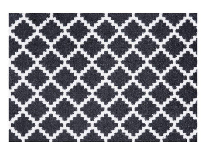 Czarno-biała wycieraczka Hanse Home Elegance, 50x70 cm Tworzywo sztuczne Kolor Czarny Kolor Biały