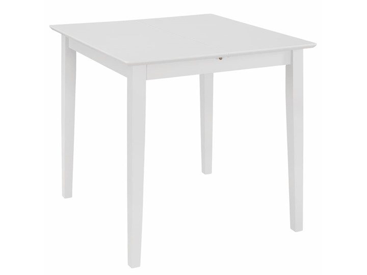 vidaXL Rozsuwany stół jadalniany, biały, (80-120) x 80 x 74 cm, MDF