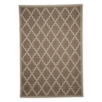 Brązowy dywan odpowiedni na zewnątrz Floorita Intreccio, 135x190 cm