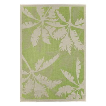 Zielono-beżowy dywan odpowiedni na zewnątrz Floorita Palms, 135x190 cm