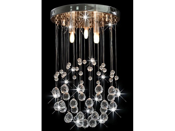 Kryształowa lampa sufitowa w stylu glamour - EX94-Selex Lampa z kryształkami Styl Nowoczesny Kategoria Lampy wiszące