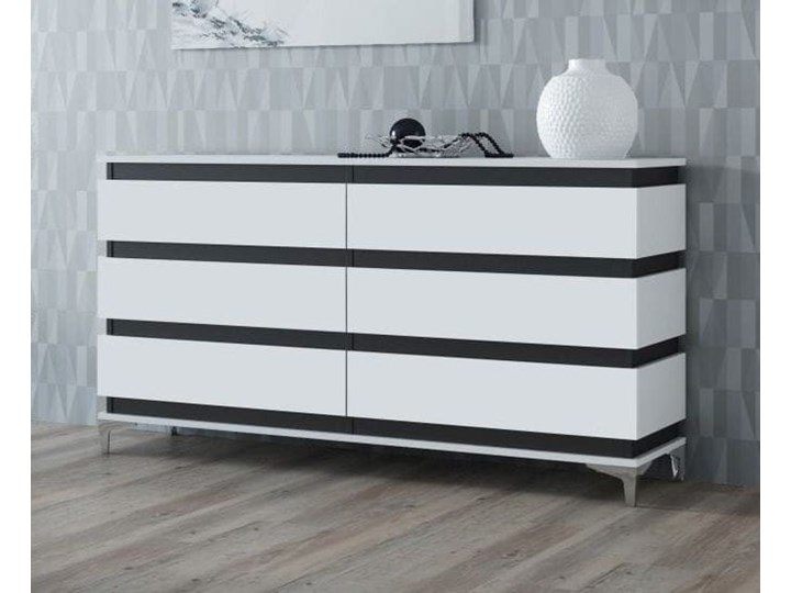 Komoda na nóżkach Ivana biały mat - Meb24.pl Wysokość 37 cm Głębokość 37 cm Szerokość 160 cm Głębokość 44 cm Szerokość 87 cm Szerokość 60 cm Wysokość 160 cm Drewno Wysokość 87 cm Styl Nowoczesny